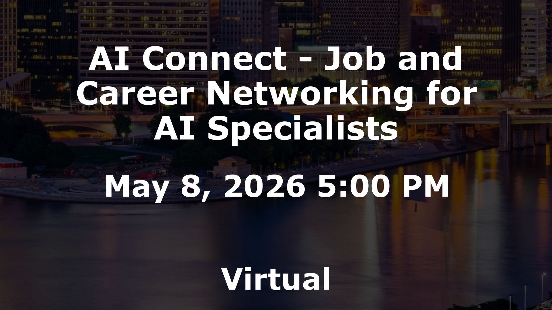 AI Connect - Job and Career Networking for AI Specialists event image